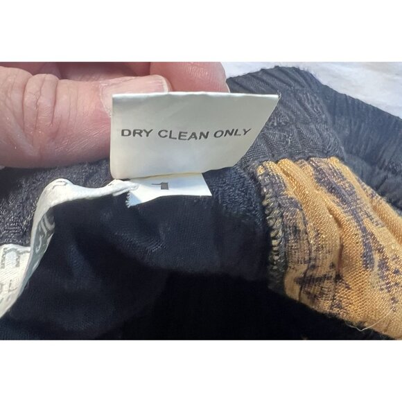 Vintage Lew Magram Patchwork Tiered XL Midi Boho Statement Eclectic Art To Wear - Picture 11 of 11